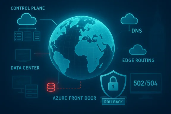 Blue neon globe illustrating a cloud network with control plane, DNS, and edge routing. Blue neon globe illustrating a cloud network with control plane, DNS, and edge routing.