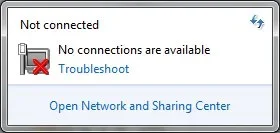 No Network Connection Message.webp