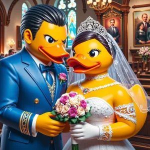 Just Married Ducks.webp