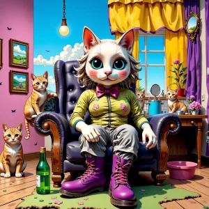 Media 'Cat Lady.webp' in category 'The Water Cooler'