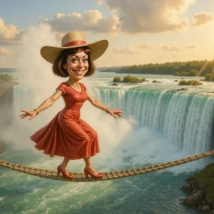 Walking Over The Falls.webp
