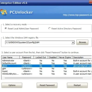 PCUlocker - Disabled User glenn on Dell.webp
