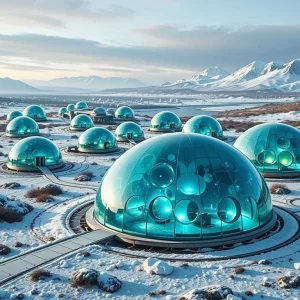 Futuristic Arctic Town.webp