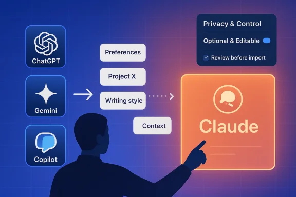 A person configures AI chat apps with dropdowns and a “Privacy & Control” panel.