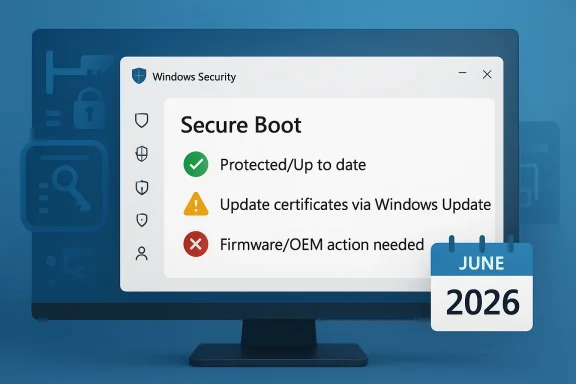 windowsforum-windows-11-secure-boot-alerts-in-windows-security-green-yellow-red-by-2026.webp