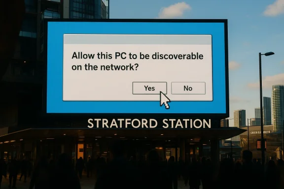 windowsforum-windows-network-discovery-prompt-goes-public-on-a-stratford-billboard.webp