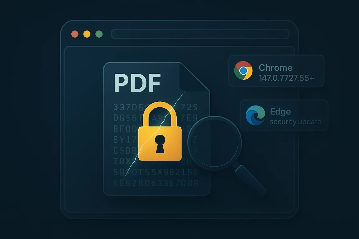 Paper Engine Tags CVE-2026-5889: PDFium Crypto Flaw Leaks Encrypted PDFs—Patch Now