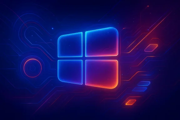 Neon-glowing square grid icon in a futuristic circuit-board background with vibrant blue and pink light.