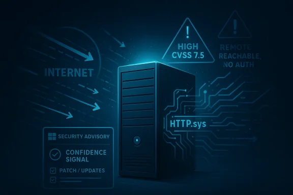 Neon cybersecurity illustration showing a server, HTTP system links, and internet risk warnings.
