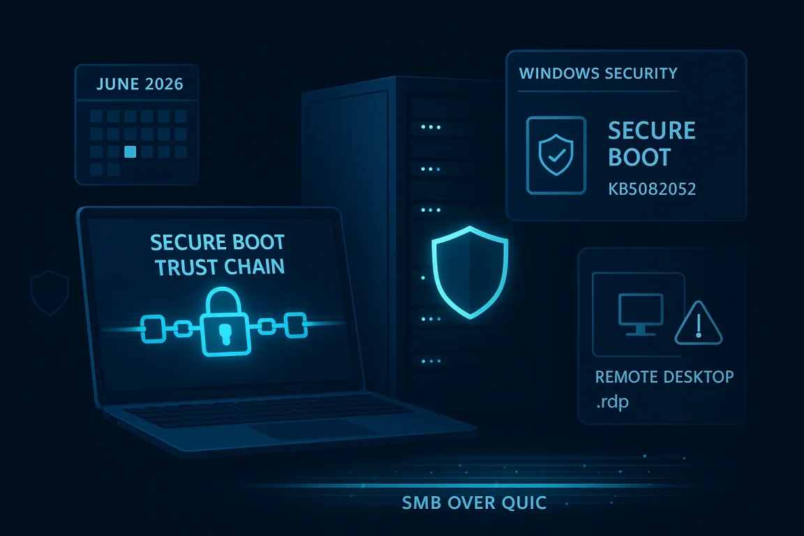 KB5082052 for Windows 11 Secure Boot Certificate Expiration Prep & Key