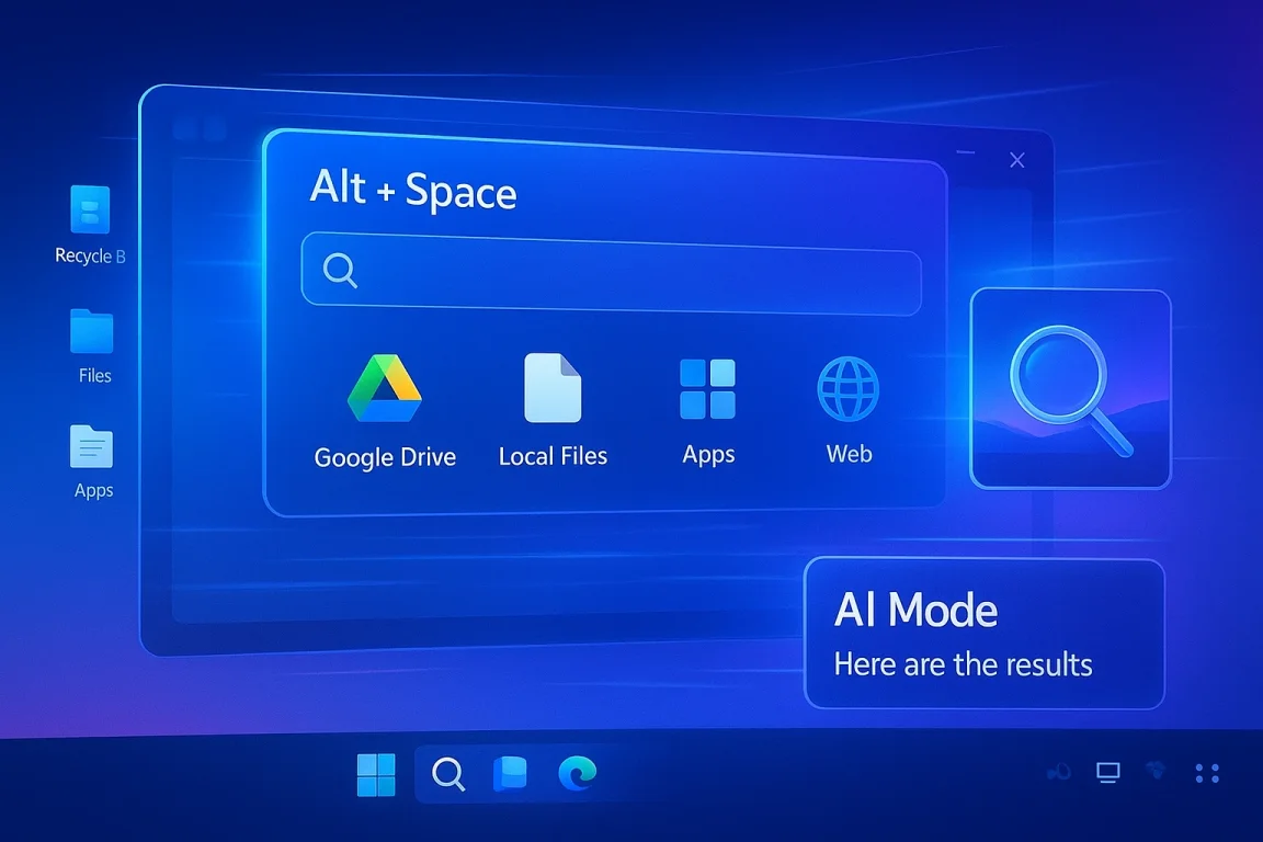 Destination Computer Search Google Brings AI Desktop Search to Windows with Alt + Space | Windows Forum