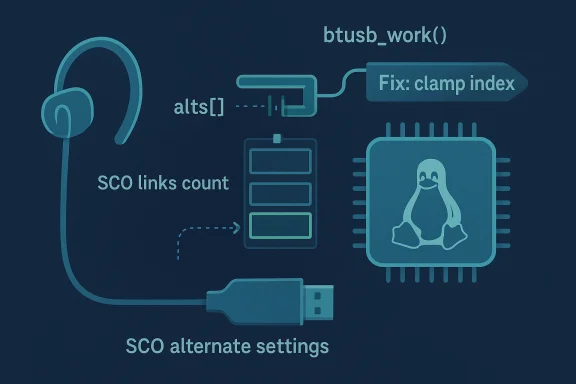 Abstract illustration of a computer/CPU with labeled SCP links count and alternate settings.