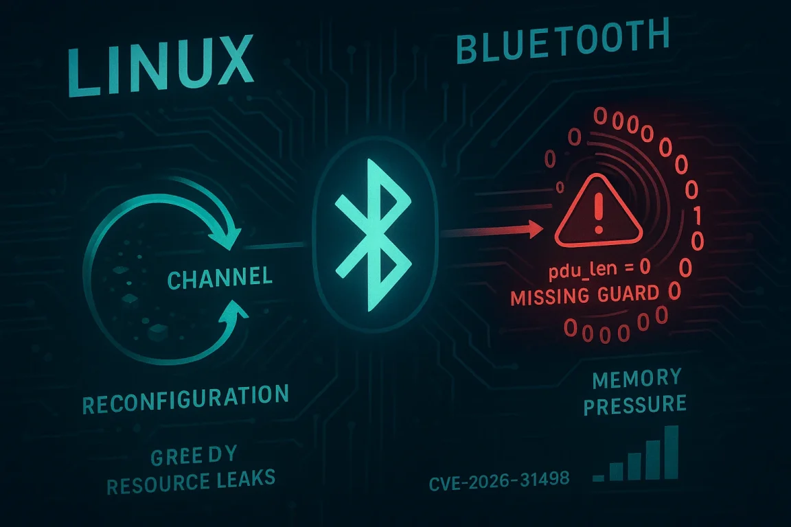 CVE-2026-31498: Linux Bluetooth L2CAP ERTM Fix for Memory Leak
