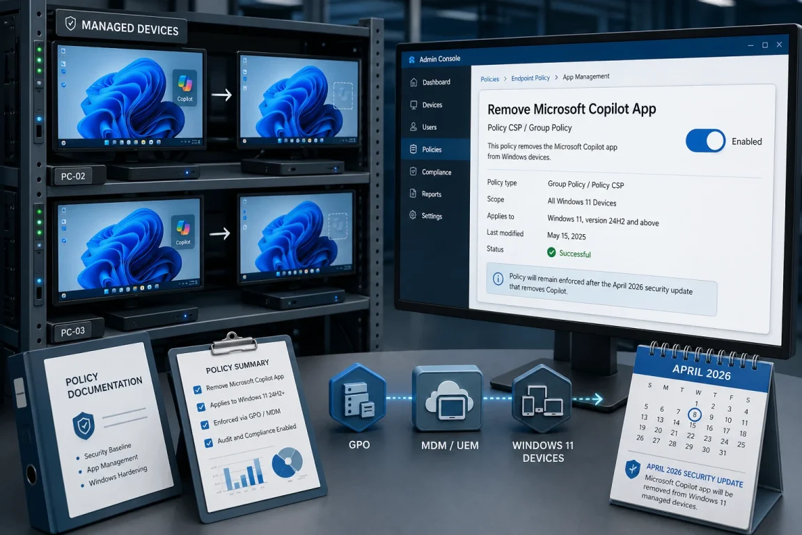 Remove Microsoft Copilot App on Windows 11 25H2 with New Policy Update