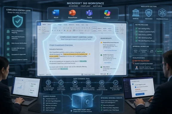 AI-driven compliance dashboard for Microsoft 365, showing policy controls, audits, and approval workflows in real time.