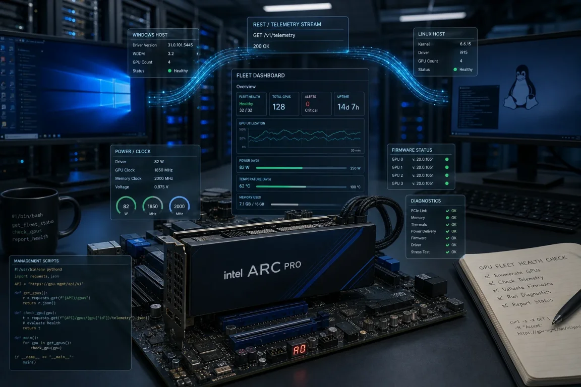 Intel XPU Manager 2.0: Cross-Platform Arc Pro Fleet Control for Windows ...
