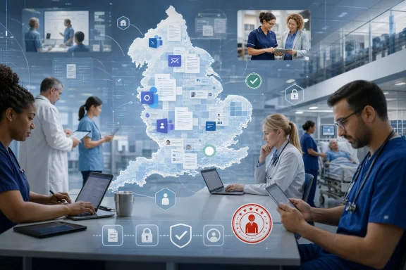 Healthcare team collaborates in a hospital control room with digital patient data mapped across the world. Healthcare team collaborates in a hospital control room with digital patient data mapped across the world.