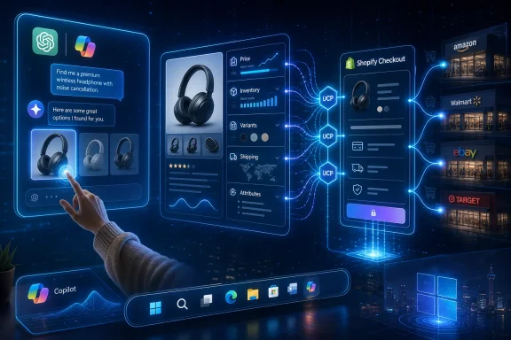 Digital ecommerce dashboard shows headphone options with price and inventory panels linked to multiple retailers. Digital ecommerce dashboard shows headphone options with price and inventory panels linked to multiple retailers.