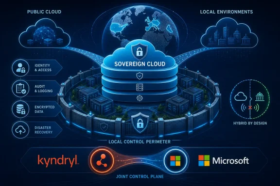 Cyber security concept diagram showing a “Sovereign Cloud” with identity, encrypted data, logging, and hybrid control. Cyber security concept diagram showing a “Sovereign Cloud” with identity, encrypted data, logging, and hybrid control.