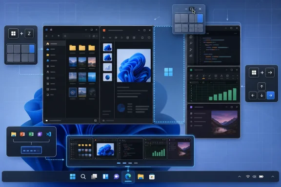 Futuristic workflow interface showing multiple app windows, editing tools, and charts on a Windows-like desktop. Futuristic workflow interface showing multiple app windows, editing tools, and charts on a Windows-like desktop.