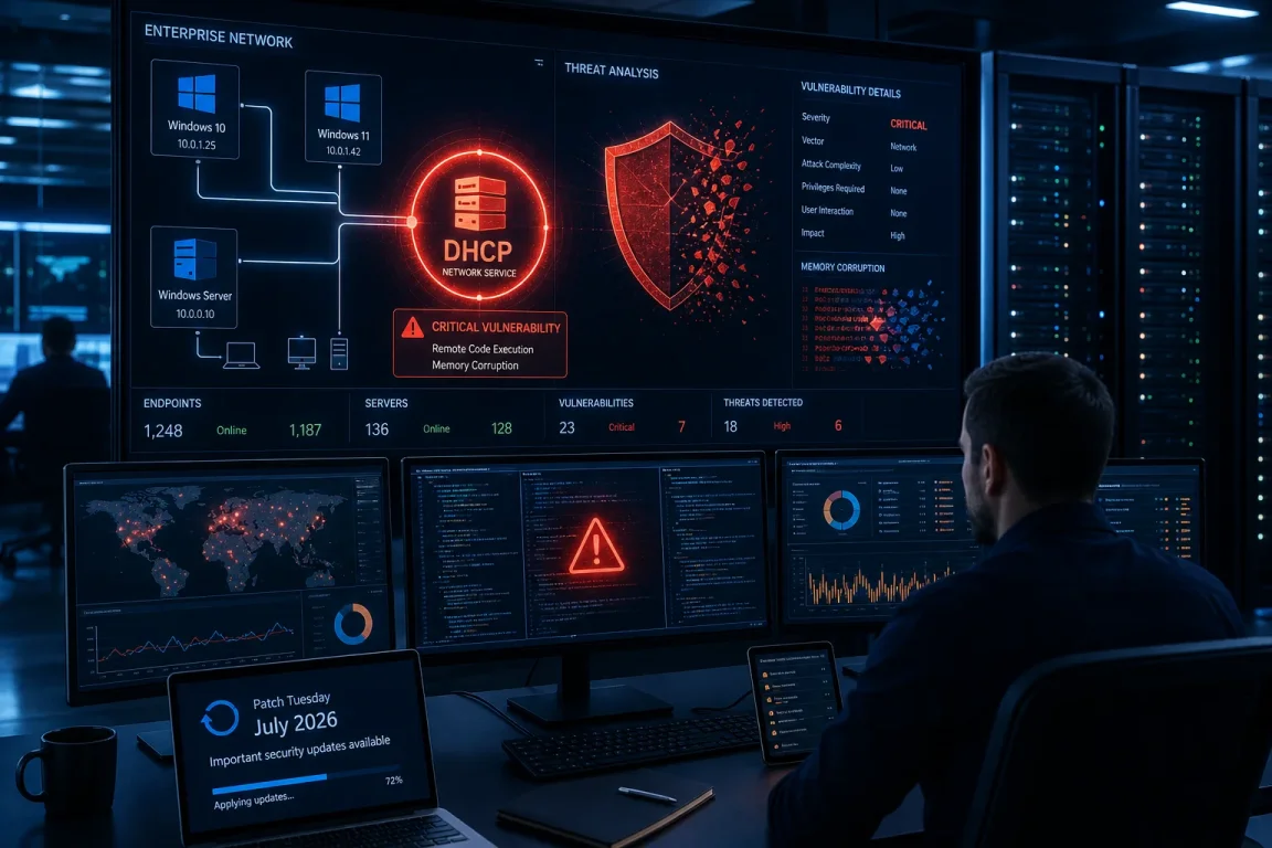 CVE-2026-54128: Patch Critical Windows DHCP Client RCE Flaw