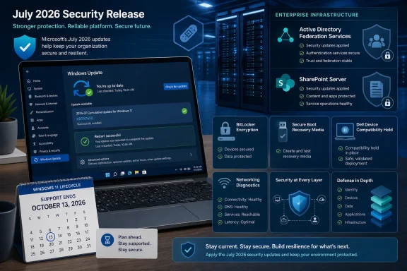 windowsforum-kb5101650-fixes-windows-11-bitlocker-zero-day-in-july-2026.webp