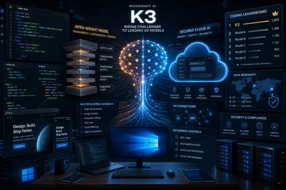 windowsforum-kimi-k3-tops-frontend-code-arena-as-an-open-weight-ai-challenger.webp