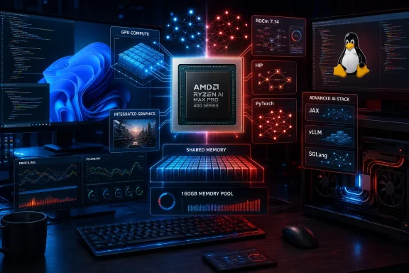 windowsforum-rocm-7-14-adds-ryzen-ai-max-pro-400-support-but-windows-11-limits-remain.webp