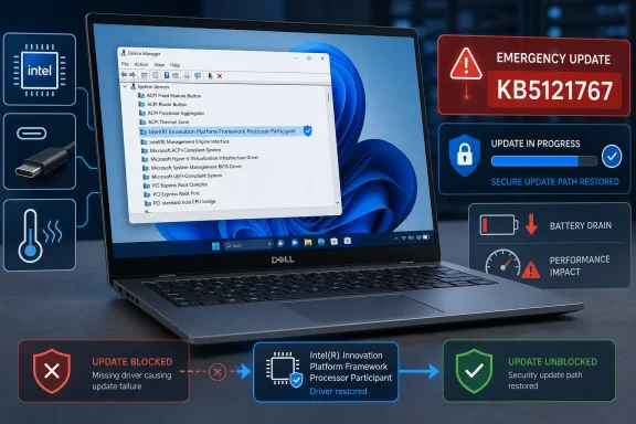 KB5121767 Fixes Dell Intel Driver Block on Windows 11 24H2/25H2
