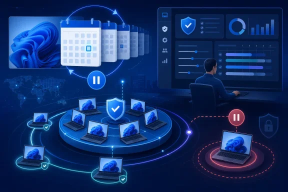 Cybersecurity dashboard coordinating device updates, schedules, and protected laptops across a network. Cybersecurity dashboard coordinating device updates, schedules, and protected laptops across a network.