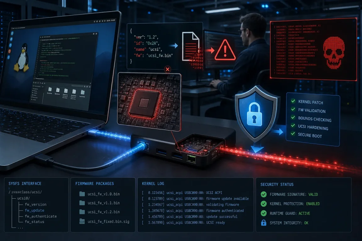 CVE-2026-63964: Fix Linux USB-C Firmware Update Kernel Crashes