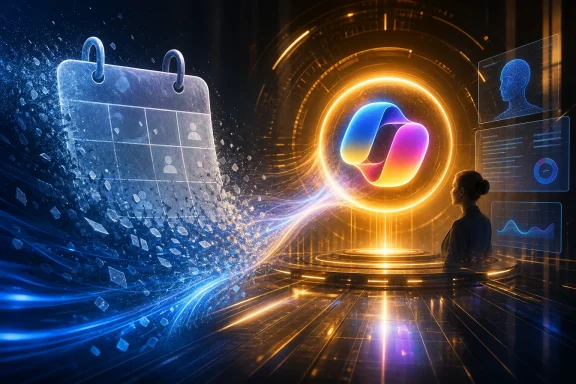 Futuristic data visualization shows a woman viewing a glowing AI core amid calendar and analytics holograms. Futuristic data visualization shows a woman viewing a glowing AI core amid calendar and analytics holograms.