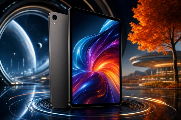 Dual smartphones with vibrant abstract display, set in a futuristic circular tunnel at dusk. Dual smartphones with vibrant abstract display, set in a futuristic circular tunnel at dusk.