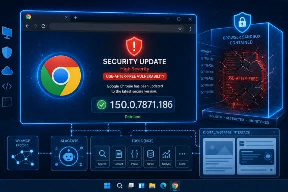 windowsforum-cve-2026-16806-chrome-webmcp-flaw-fixed-in-150-0-7871-186.webp