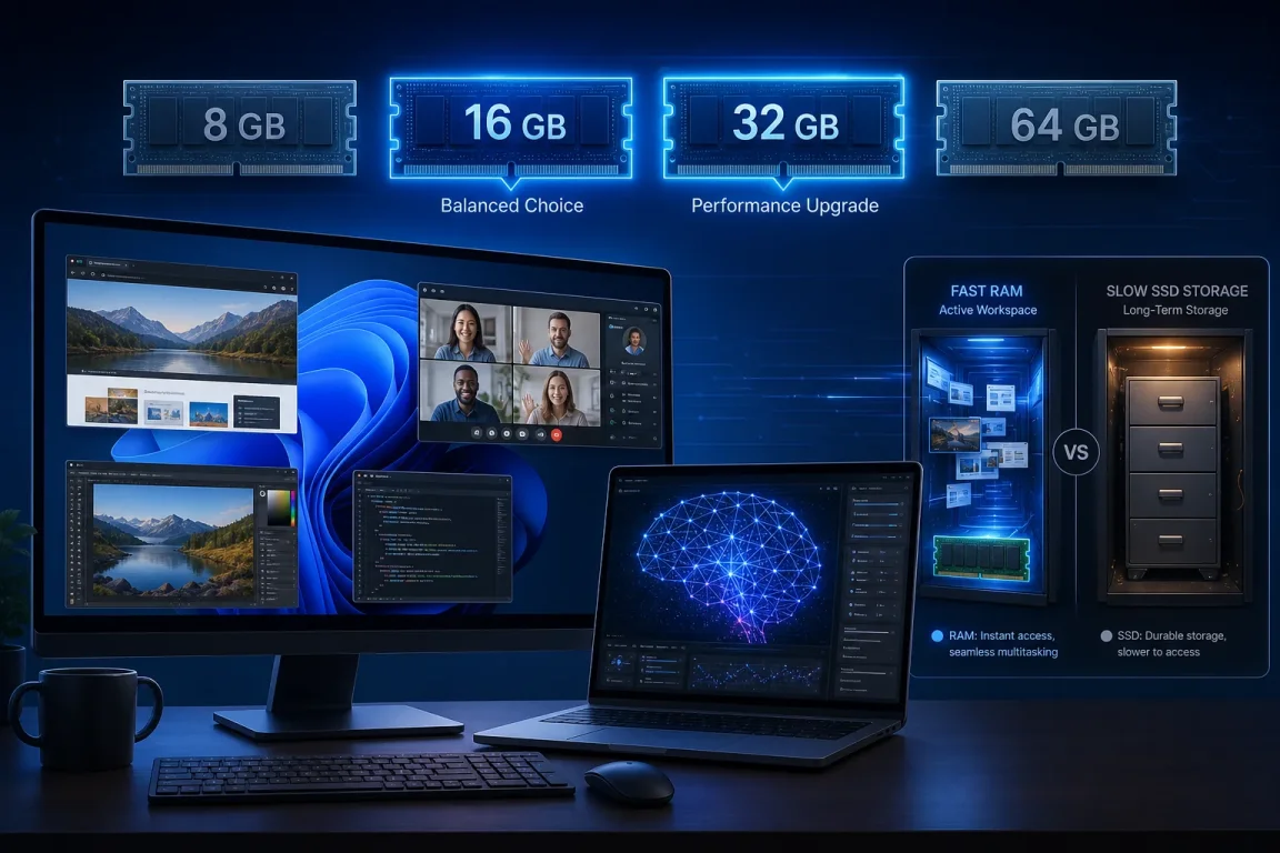 Windows 11 RAM in 2026: Why 16 GB Is the New Minimum