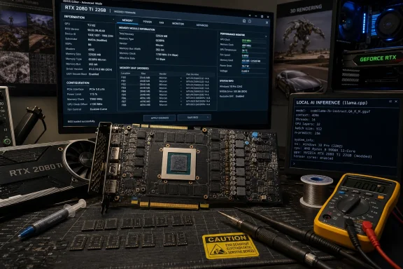 RTX 2080 Ti 22GB VRAM Mod Is Suspended as Memory Prices Rise