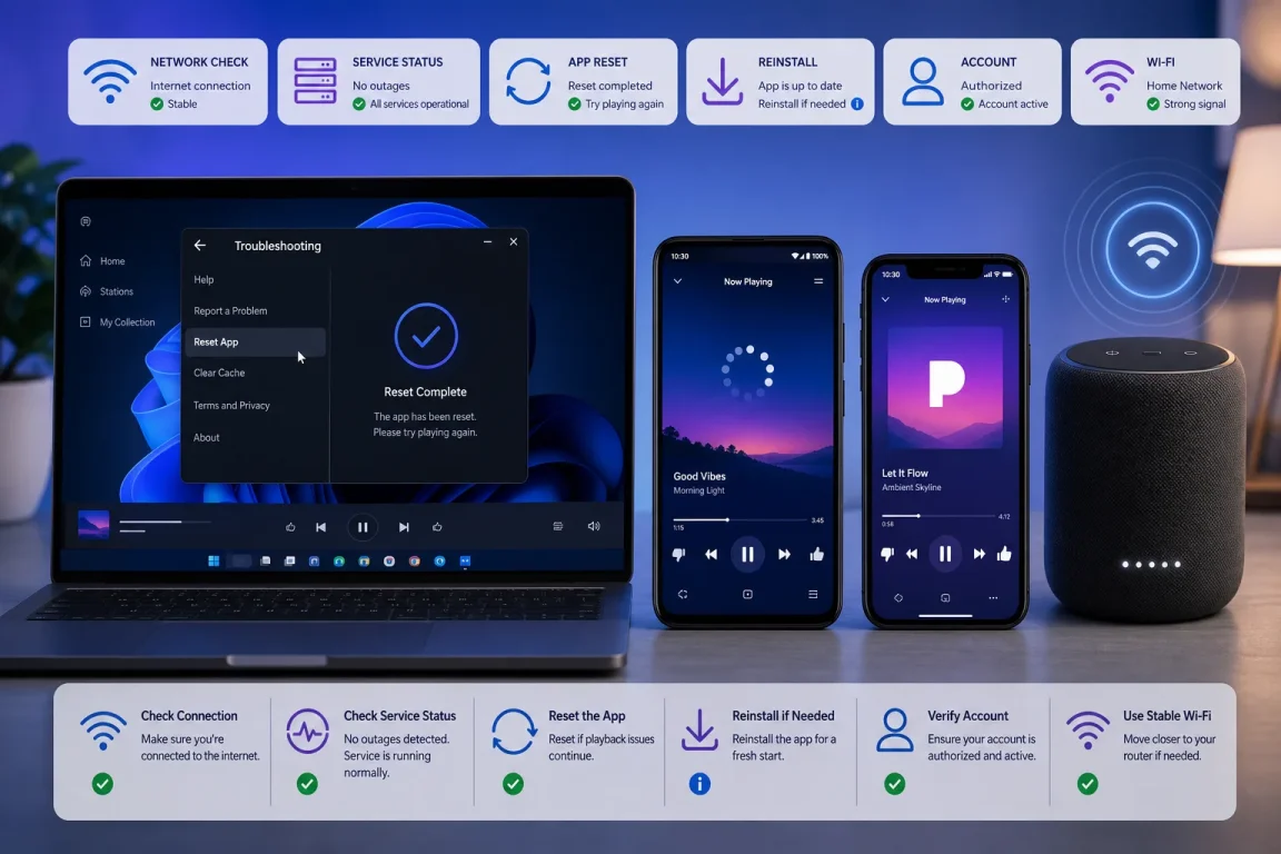Windows Loading Docs Pandora Windows 11 Playback Failures: Reset App Data First