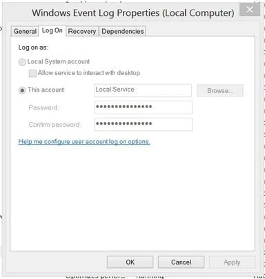 16 Typical Logon Running Service.webp