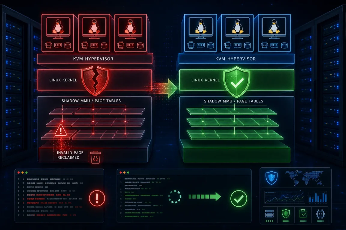 CVE-2026-64561: Patch Linux KVM Hosts for MMU Flaw