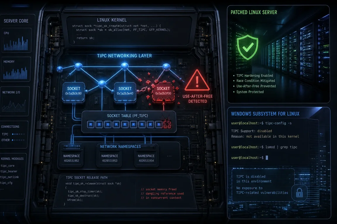 CVE-2026-68117: Patch TIPC-Enabled Linux Kernels