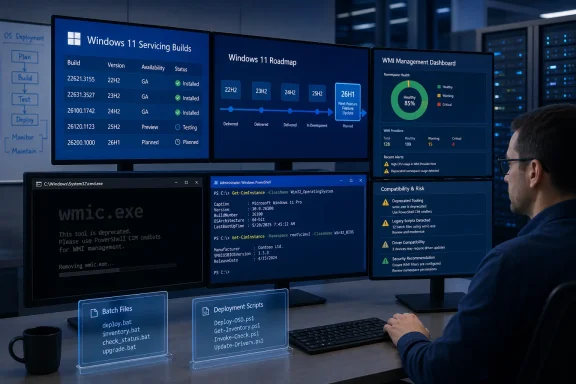 Thread 'Windows 11 Preview Removes WMIC, Ends Reinstall Option'