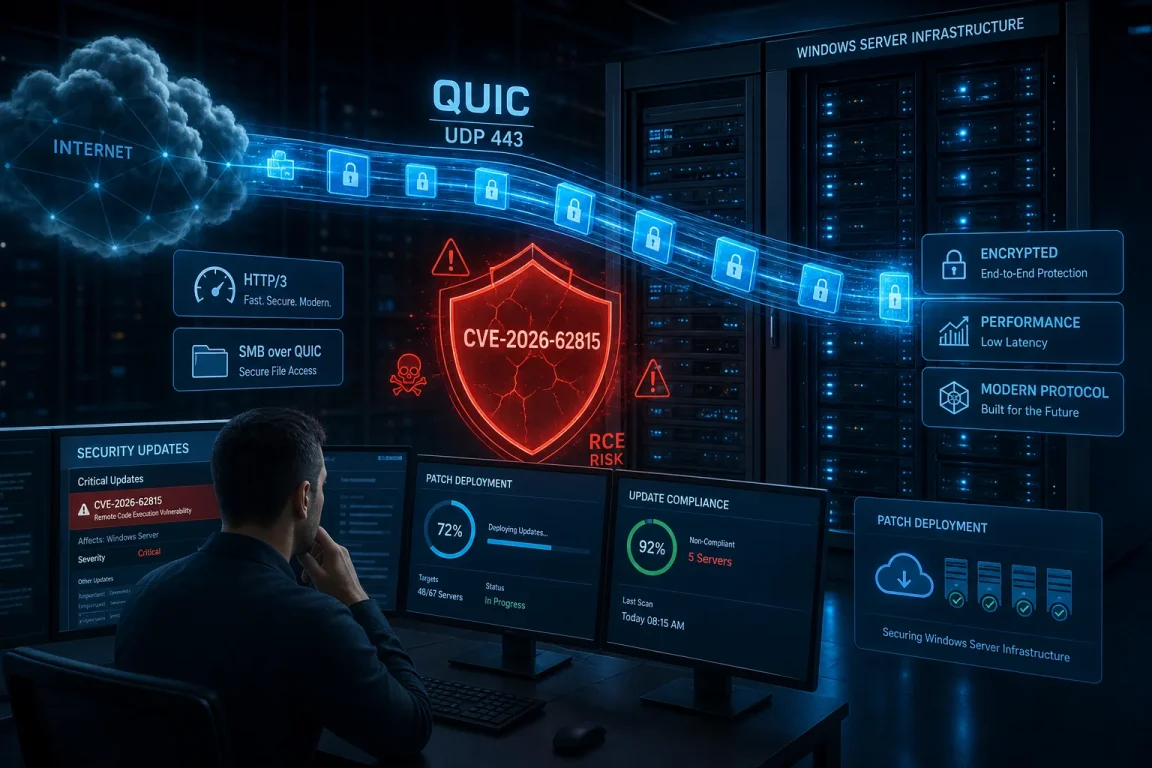 Inference Code CVE-2026-62815: Patch Microsoft QUIC Remote Code Execution