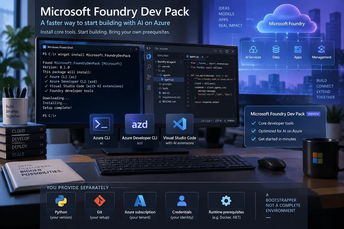 Microsoft Foundry Dev Pack Is a Pre-Release Winget Bootstrapper