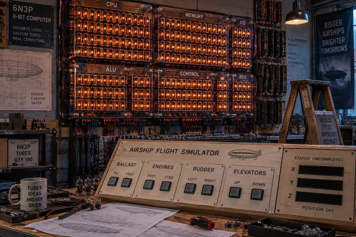 Tube Computer Flight Sim Stalls on Unfinished Status Display