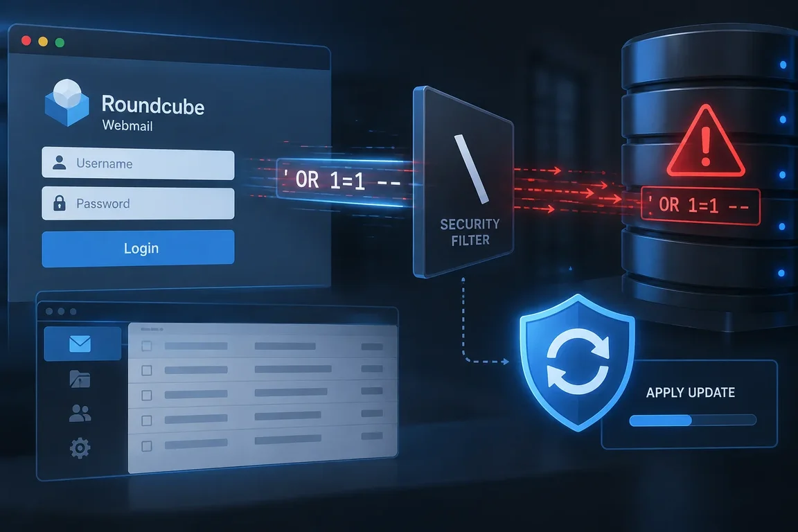 Sql Ai CVE-2026-48842: Roundcube SQL Injection Exploited via virtuser_query