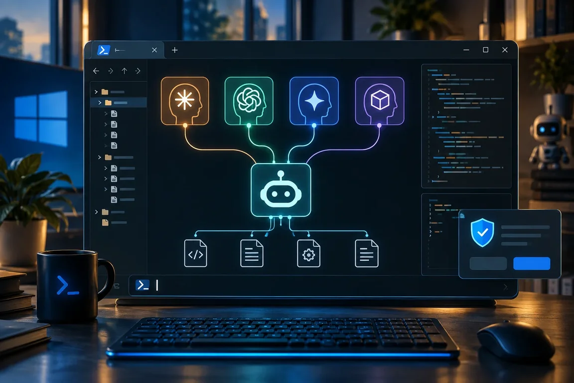 OpenCode on Windows: Use ChatGPT, Copilot, Claude APIs and Local AI ...