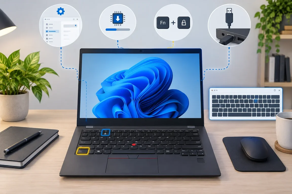 Lenovo Keyboard Not Working in Windows 10 or 11? 7 Fixes for Keys, Fn ...