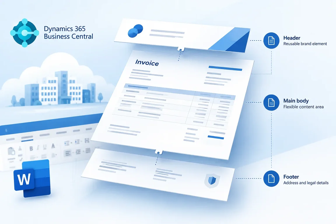 Business Central 29 Word Add-in Adds Header/Footer Samples for Reusable ...