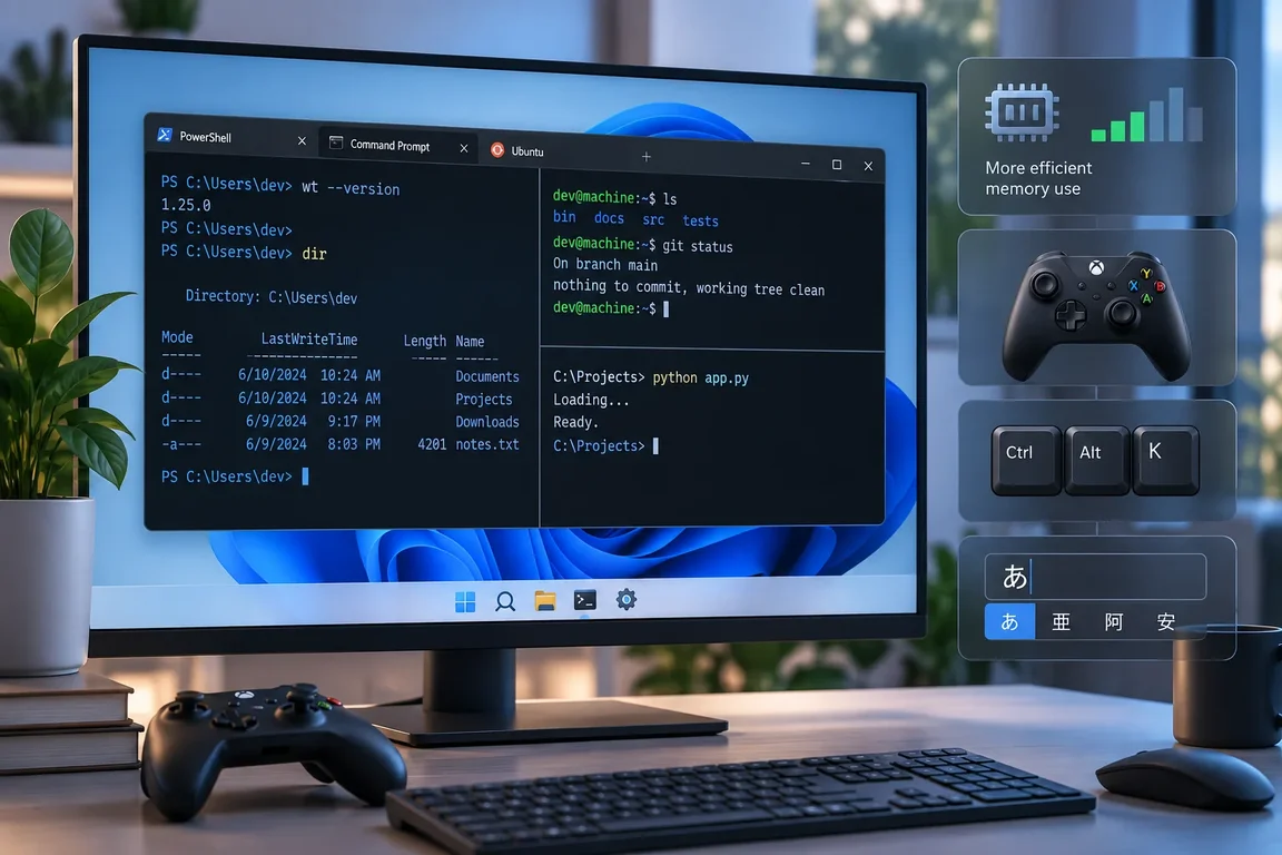 Windows Terminal 1.25 Stable: Fixes Memory Leaks, Xbox Controller ...