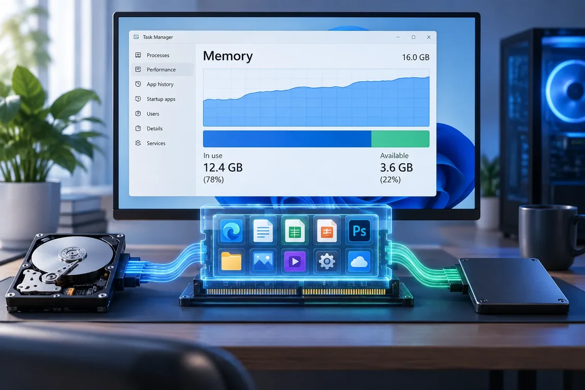 Window App Memory Windows 11 High RAM Usage Explained: Check Available Memory, SysMain ...